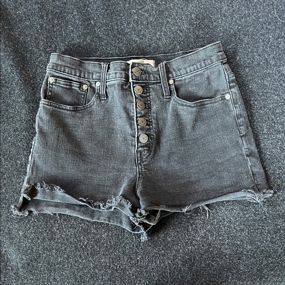 Maxwell Black Denim Shorts